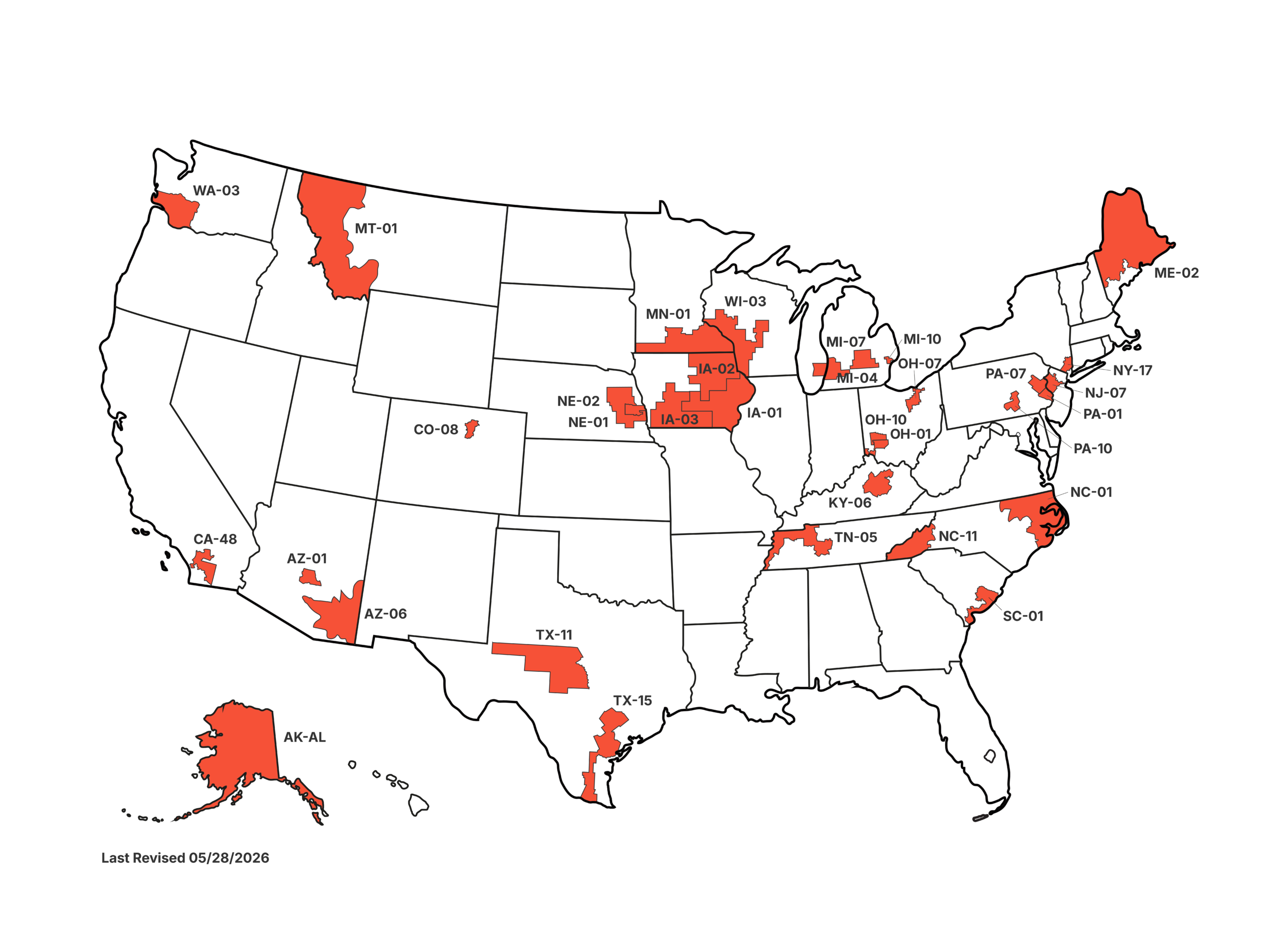 U.S. Target Districts
